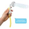 imageYookidoo Baby Bath Shower Head  Elephant Water Pump with Trunk Spout Rinser  Control Water Flow from 2 Elephant Trunk Knobs for Maximum Fun in Tub or Sink for Newborn BabiesYellow