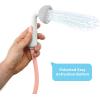 imageYookidoo Baby Bath Shower Head  Elephant Water Pump with Trunk Spout Rinser  Control Water Flow from 2 Elephant Trunk Knobs for Maximum Fun in Tub or Sink for Newborn BabiesPink