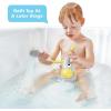 imageYookidoo Baby Bath Shower Head  Elephant Water Pump with Trunk Spout Rinser  Control Water Flow from 2 Elephant Trunk Knobs for Maximum Fun in Tub or Sink for Newborn BabiesYellow