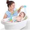 imageYookidoo Baby Bath Shower Head  Elephant Water Pump with Trunk Spout Rinser  Control Water Flow from 2 Elephant Trunk Knobs for Maximum Fun in Tub or Sink for Newborn BabiesBlue