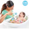 imageYookidoo Baby Bath Shower Head  Elephant Water Pump with Trunk Spout Rinser  Control Water Flow from 2 Elephant Trunk Knobs for Maximum Fun in Tub or Sink for Newborn BabiesBlue and Orange