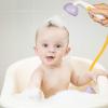 imageYookidoo Baby Bath Shower Head  Elephant Water Pump with Trunk Spout Rinser  Control Water Flow from 2 Elephant Trunk Knobs for Maximum Fun in Tub or Sink for Newborn BabiesPurple