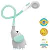 imageYookidoo Baby Bath Shower Head  Elephant Water Pump with Trunk Spout Rinser  Control Water Flow from 2 Elephant Trunk Knobs for Maximum Fun in Tub or Sink for Newborn BabiesTurquoise