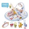 imageYookidoo Baby Gym Urban Lay to SitUp Playmat 3in1 Newborns Activity Center with Tummy Time Toys Pillow ampamp Infant Miror 012 MonthLay to SitUp