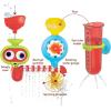 imageYookidoo Baby Toddler Bath Wall Toy Ages 13 Waterfall Spinning Gears ampamp Rotating Googly Eyes  Mold Free  Attach to Any Tub or Shower  Spin N Sprinkle Water Lab  Great for Boys Girlsampamp KidsSolid