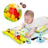 imageYookidoo Baby Tummy Time Mat Newborn Musical Playmat ampamp Outdoor Gym Pillow Teething Toys and Portable FoldUp Case 012 Months