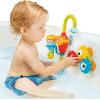 imageYookidoo Bay Bath Toddler Toys Ages 13  3 Stackable Cups Spinning Gears Hose ampamp Spout for Water Play  Mold Free  Suction Cups Attach to Any Bath Tub or Shower  Spin N Sort Spout ProSpin N Sort Spout Pro