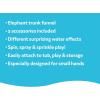 imageYookidoo Elephant Trunk Funnel Baby Bath Toy  FunEleFun Fill N Sprinkle  Fun and Imaginative Play with 3 Interchangeable Trunk Accessories for Ages 18m GreyGrey
