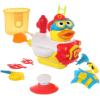 imageYookidoo Jet Duck Firefighter Bath Toy with Powered Water Hydrant Shooter  Sensory Development ampamp Bath Time Fun for Kids  Battery Operated Bath Toy with 15 Pieces  Ages 2Firefighter