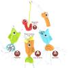 imageYookidoo Toddler Baby Bath Magnetic Fishing Game Toy with Water Effects Ages 2 Includes 3 Moving Fish Worm ampamp Fishing Pole 4pc Floating Fish Playset for Bath Time or Pool Mold Free