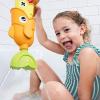 imageYookidoo Toddler Baby Bath Magnetic Fishing Game Toy with Water Effects Ages 2 Includes 3 Moving Fish Worm ampamp Fishing Pole 4pc Floating Fish Playset for Bath Time or Pool Mold Free