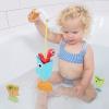 imageYookidoo Toddler Baby Bath Magnetic Fishing Game Toy with Water Effects Ages 2 Includes 3 Moving Fish Worm ampamp Fishing Pole 4pc Floating Fish Playset for Bath Time or Pool Mold Free