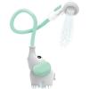 imageYookidoo Baby Bath Shower Head  Elephant Water Pump with Trunk Spout Rinser  Control Water Flow from 2 Elephant Trunk Knobs for Maximum Fun in Tub or Sink for Newborn BabiesTurquoise