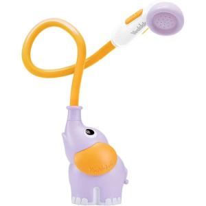 imageYookidoo Baby Bath Shower Head  Elephant Water Pump with Trunk Spout Rinser  Control Water Flow from 2 Elephant Trunk Knobs for Maximum Fun in Tub or Sink for Newborn BabiesPurple