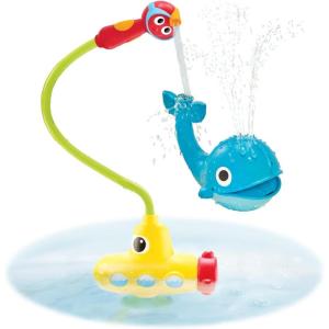 imageYookidoo Submarine Spray Station Kids Bath Toy Ages 2 MoldFree WallMounted BatteryOperated Shower Head ampamp Spin N Sprinkle Set for Fun Baby Bathtime Play with Magical Water EffectsSubmarine Whale