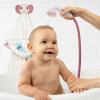 imageYookidoo Baby Bath Elephant Shower Head Gift Set  Includes Hooded Towel ampamp Hanger  Control Water from 2 Elephant Trunk Knobs for Max Fun in Tub or Sink Newborns Toddlers Boys Girls Blush PinkBlush Pink