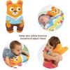 imageYookidoo Circus Baby Playmat Gym with Musical Motorized Mobile Tummy Time Pillow Mirror and Newborn Textured Animal Figures Infant Activity for 012 MonthPlay N Nap