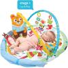imageYookidoo Circus Baby Playmat Gym with Musical Motorized Mobile Tummy Time Pillow Mirror and Newborn Textured Animal Figures Infant Activity for 012 MonthPlay N Nap