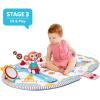 imageYookidoo Circus Baby Playmat Gym with Musical Motorized Mobile Tummy Time Pillow Mirror and Newborn Textured Animal Figures Infant Activity for 012 MonthGymotion Circus Playland