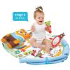 imageYookidoo Circus Baby Playmat Gym with Musical Motorized Mobile Tummy Time Pillow Mirror and Newborn Textured Animal Figures Infant Activity for 012 MonthPlay N Nap