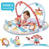 imageYookidoo Circus Baby Playmat Gym with Musical Motorized Mobile Tummy Time Pillow Mirror and Newborn Textured Animal Figures Infant Activity for 012 MonthGymotion Circus Playland