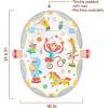 imageYookidoo Circus Baby Playmat Gym with Musical Motorized Mobile Tummy Time Pillow Mirror and Newborn Textured Animal Figures Infant Activity for 012 MonthGymotion Circus Playland