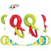 imageYookidoo Clips Rattle N Links A MultiPurpose Set of Clips Fun Links and a MultiTextured Friendly Rattle Can Attach Toys to Baby Gyms Carriers Strollers Dog