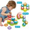 imageYookidoo Shape N Spin Gear Sorter A Developmental Activity Toy for Kids Ages 13 Toddlers Sortering Game with Multiple Colors and Shapes That Also Spins Closed BoxClosed Box