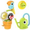 imageYookidoo Toddler Baby Bath Toy Ages 13 Popup Snail Sprinkler  Garden Adventure Set with Watering Can Mold Free Attach to Any Tub or Shower Fun for Bath time  Great for BoysGirlsampamp KidsBird
