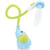 imageYookidoo Baby Bath Shower Head  Elephant Water Pump with Trunk Spout Rinser  Control Water Flow from 2 Elephant Trunk Knobs for Maximum Fun in Tub or Sink for Newborn Babies Blue