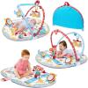 imageYookidoo Circus Baby Playmat Gym with Musical Motorized Mobile Tummy Time Pillow Mirror and Newborn Textured Animal Figures Infant Activity for 012 MonthGymotion Circus Playland