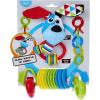 imageYookidoo Clips Rattle N Links A MultiPurpose Set of Clips Fun Links and a MultiTextured Friendly Rattle Can Attach Toys to Baby Gyms Carriers Strollers Dog