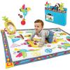 imageYookidoo Fiesta Playmat Portable Baby Activity Blanket Folds As Carrying Bag for Indoor ampamp Outdoor Includes Mirror Rattle ampamp Teether Extra Large Size 145 X 100cm Washable
