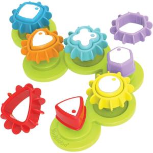 imageYookidoo Shape N Spin Gear Sorter A Developmental Activity Toy for Kids Ages 13 Toddlers Sortering Game with Multiple Colors and Shapes That Also Spins Closed BoxGift Box