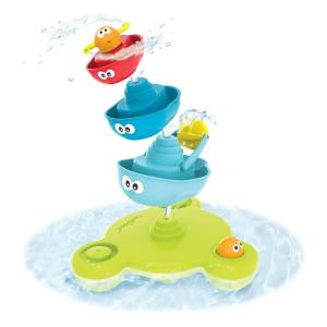imageYookidoo Stackable Baby Bath Toy Ages 16 Years Stack N Spray  7 Moveable Pieces  Interactive Fun Toy for Bath Time  for Toddlers Babies Kids Boys ampamp Girls