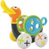 imagePush Pull Along Toy for Baby Duck Whistles As Toddlers Pull It With Bead Coaster Developmental Toys For Ages 13 Years