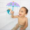 imageYookidoo Baby Bath Toy Ages 13 Green Peacock Umbrella Water Sprinkler with 3 Moving Pieces Mold Free  Fill with Water for Bubbles Spinning ampamp Sprinkler Effects  Toddler Bath Time ampamp Pool FunPurple