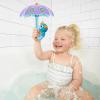 imageYookidoo Baby Bath Toy Ages 13 Green Peacock Umbrella Water Sprinkler with 3 Moving Pieces Mold Free  Fill with Water for Bubbles Spinning ampamp Sprinkler Effects  Toddler Bath Time ampamp Pool FunPurple
