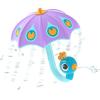 imageYookidoo Baby Bath Toy Ages 13 Green Peacock Umbrella Water Sprinkler with 3 Moving Pieces Mold Free  Fill with Water for Bubbles Spinning ampamp Sprinkler Effects  Toddler Bath Time ampamp Pool FunPurple