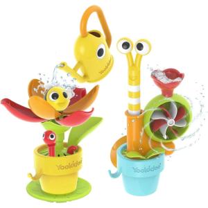 imageYookidoo Toddler Baby Bath Toy Ages 13 Garden Adventure Set Bundle Snail ampamp Flower with Watering Can Mold Free Attach to Any Tub or Shower Fun for Bath Time  Great for Boys  Girls  ampamp Kids