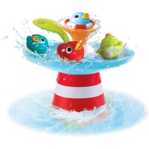 imageYookidoo Bath Toy  Musical Duck Race with Auto Fountain Water Pump and 4 Racing Ducks